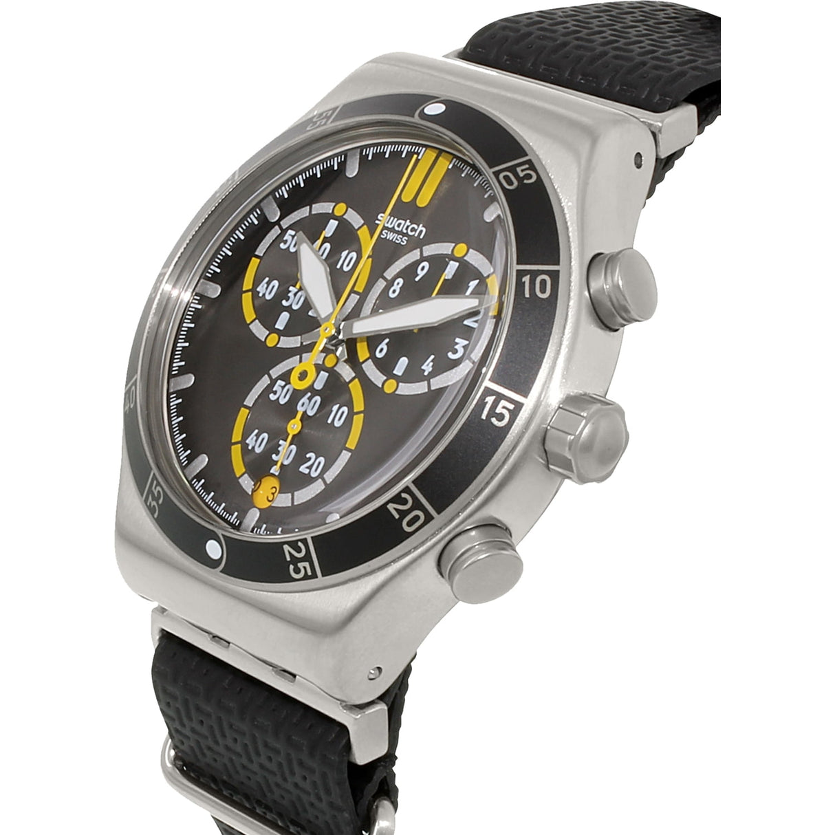 YVS424 Reloj Swatch Disorderly de hombre correa de tela