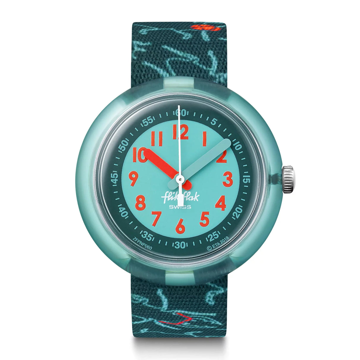 ZFPNP060 Reloj Swatch Flik Flak infantil pulsera de tela