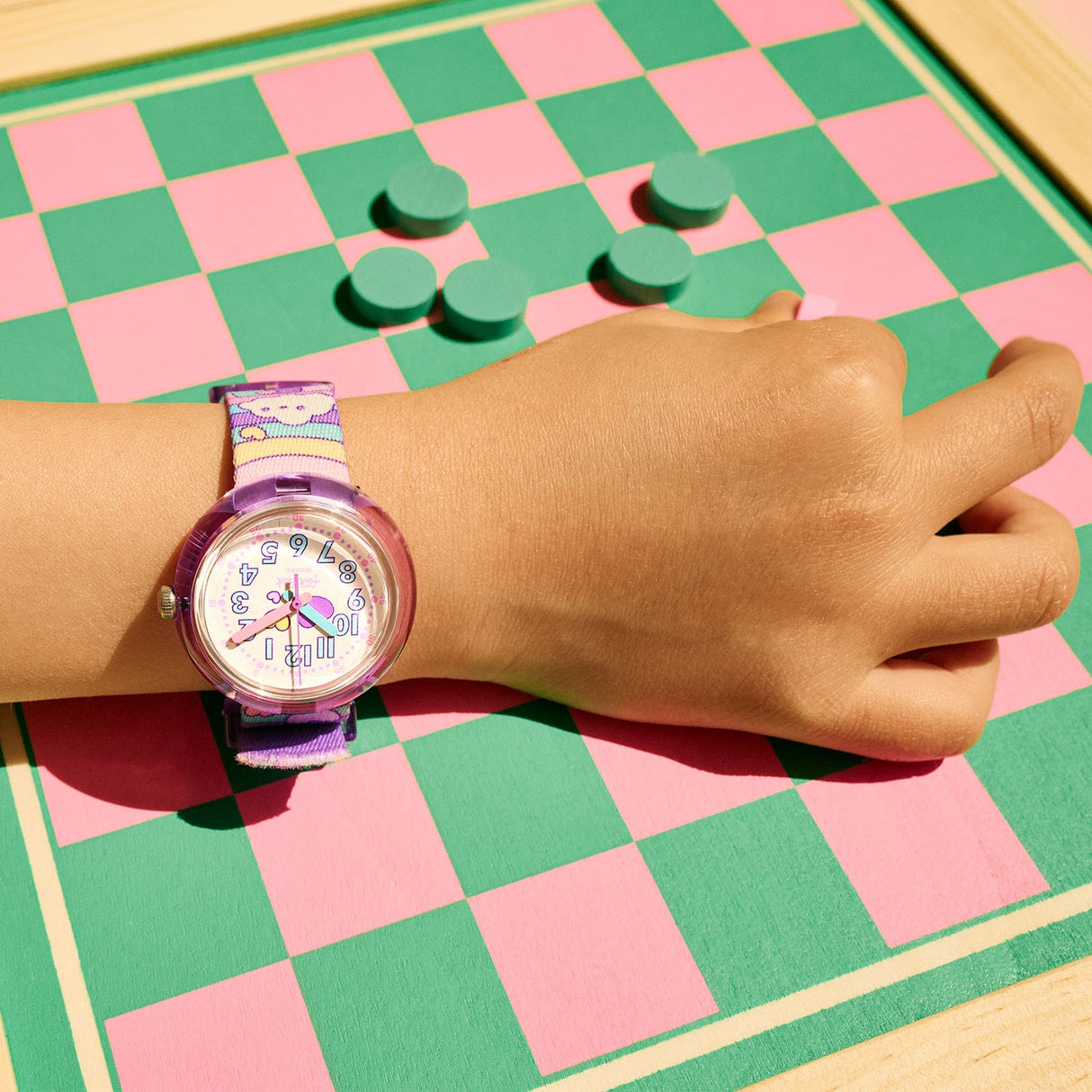 ZFPNP136 Reloj Swatch Flik Flak de niña correa de caucho