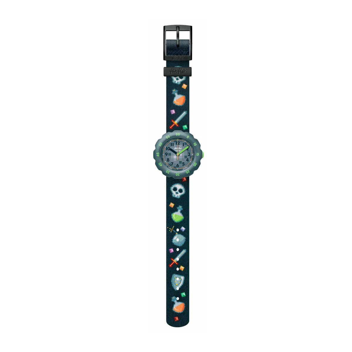 ZFPSP066 Reloj Swatch Flik Flak de niños correa de tela