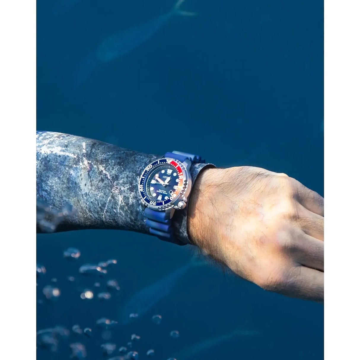 bn0168-06l Reloj Citizen Promaster Dive de caballero banda de resina 44 mm