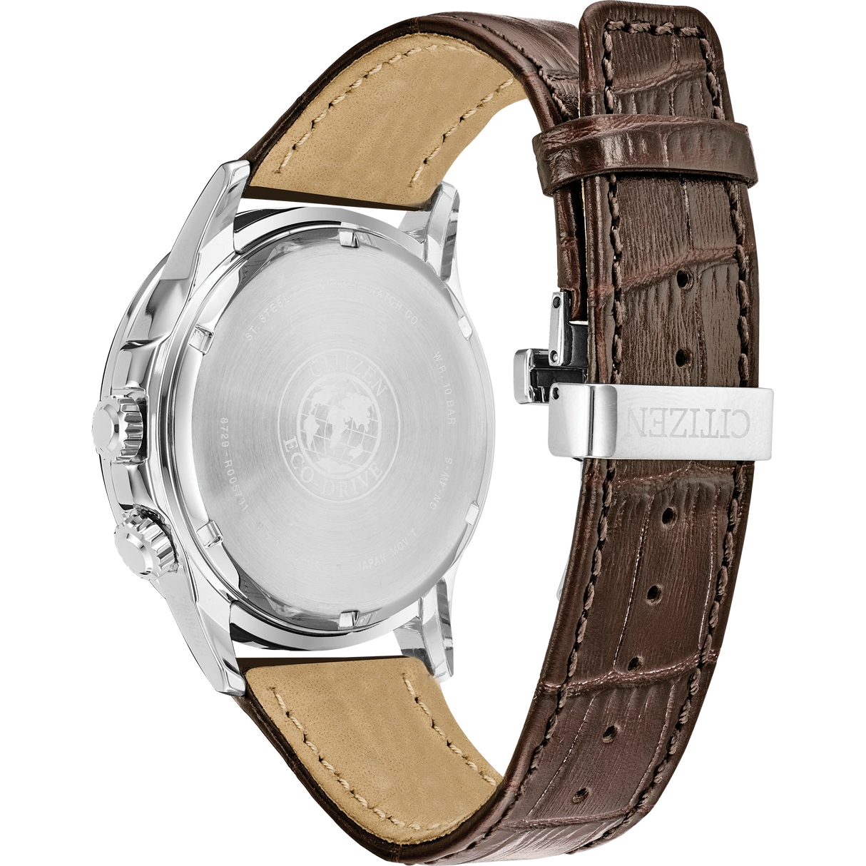 bu2020-29x Reloj Citizen Calendrier de hombre pulsera de piel 44 mm