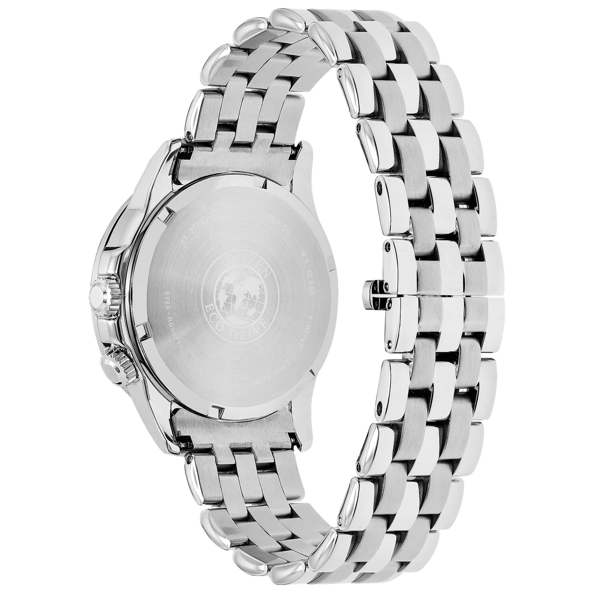 bu2021-51l Reloj Citizen Calendrier de hombre pulsera de metal 44mm