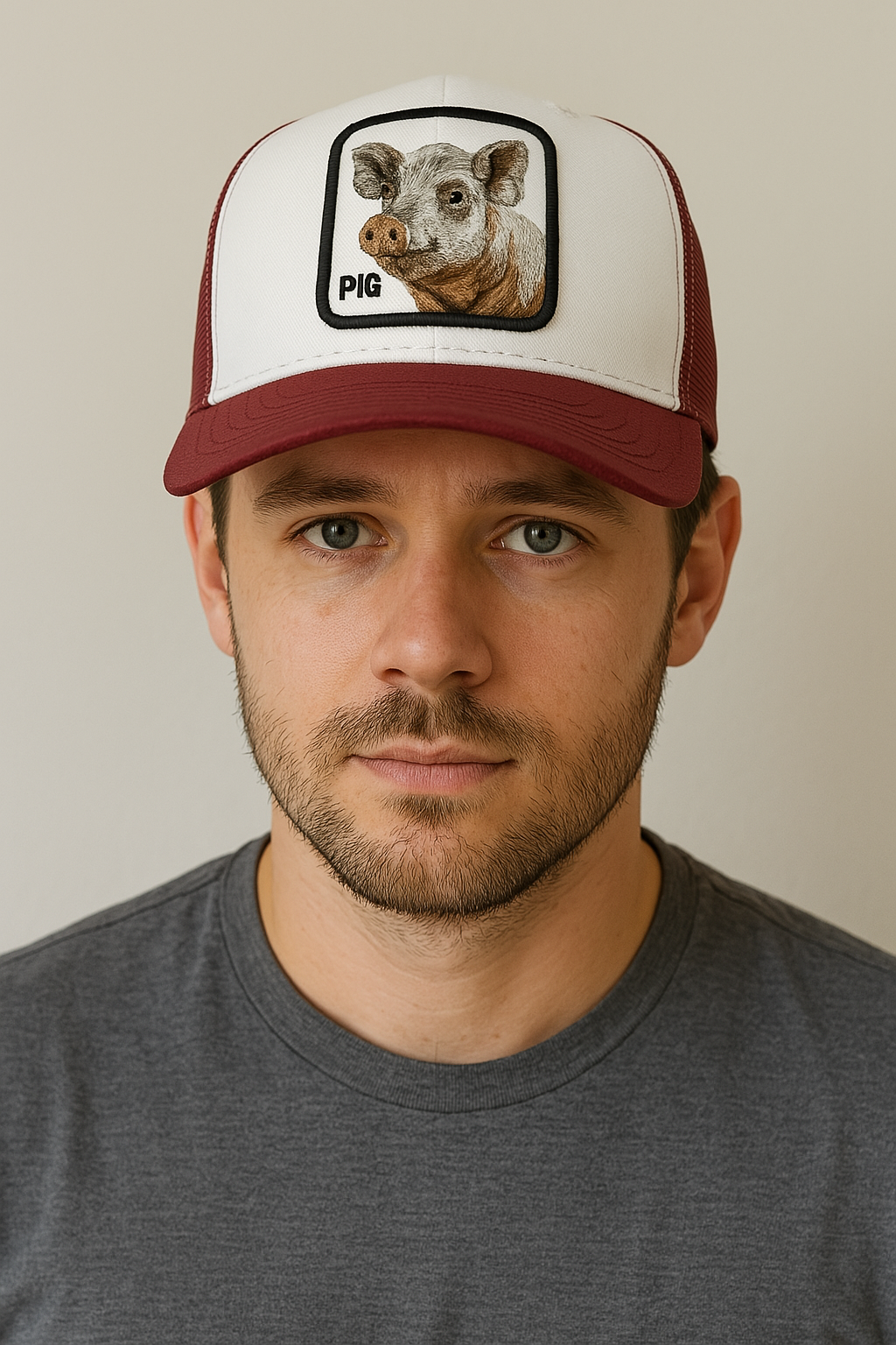 Gorras Basic Cap Con malla trasera Cerdo Pig Corinto