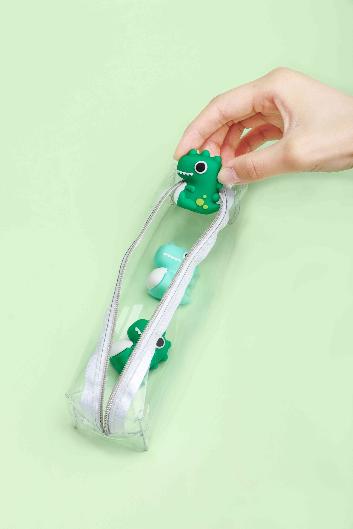 kk-7168 Borrador Kuki con forma de Dinosaurio