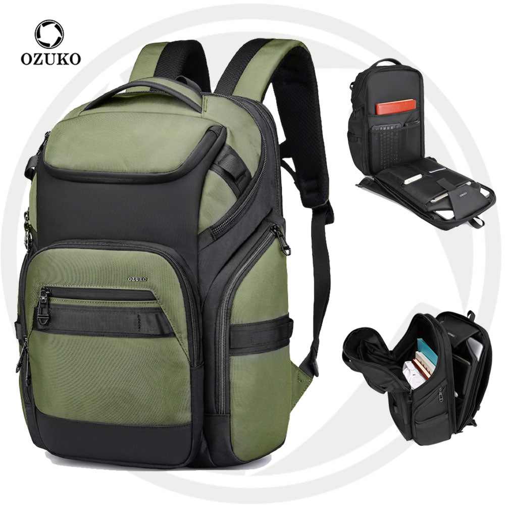 9799 Mochila Ozuko de gran capacidad 26 lb impermeable