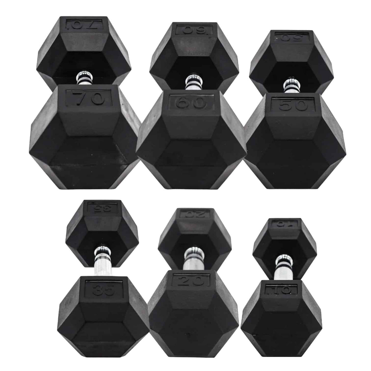 mancuernas hexagonales