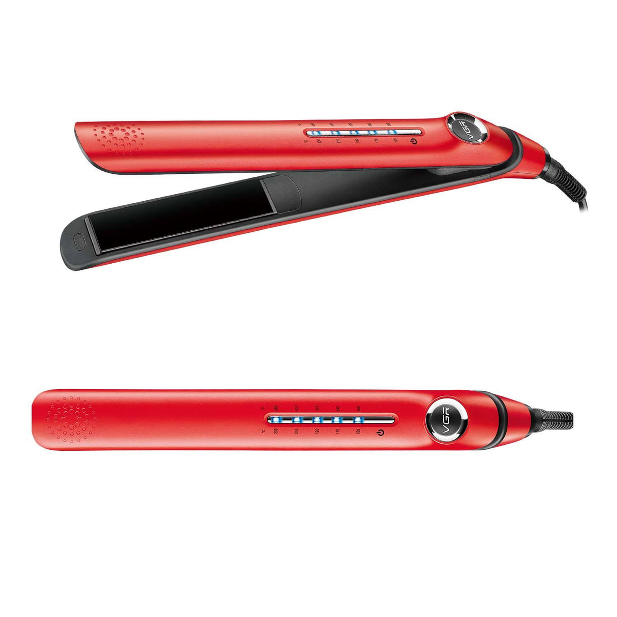 Plancha de cabello profesional VGR v-518 Alisadora de cerámica
