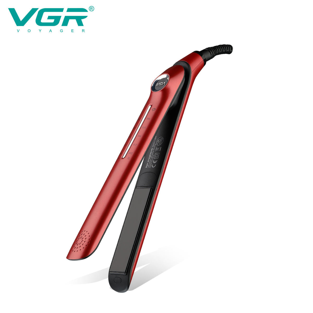 Plancha de cabello profesional VGR v-518 Alisadora de cerámica