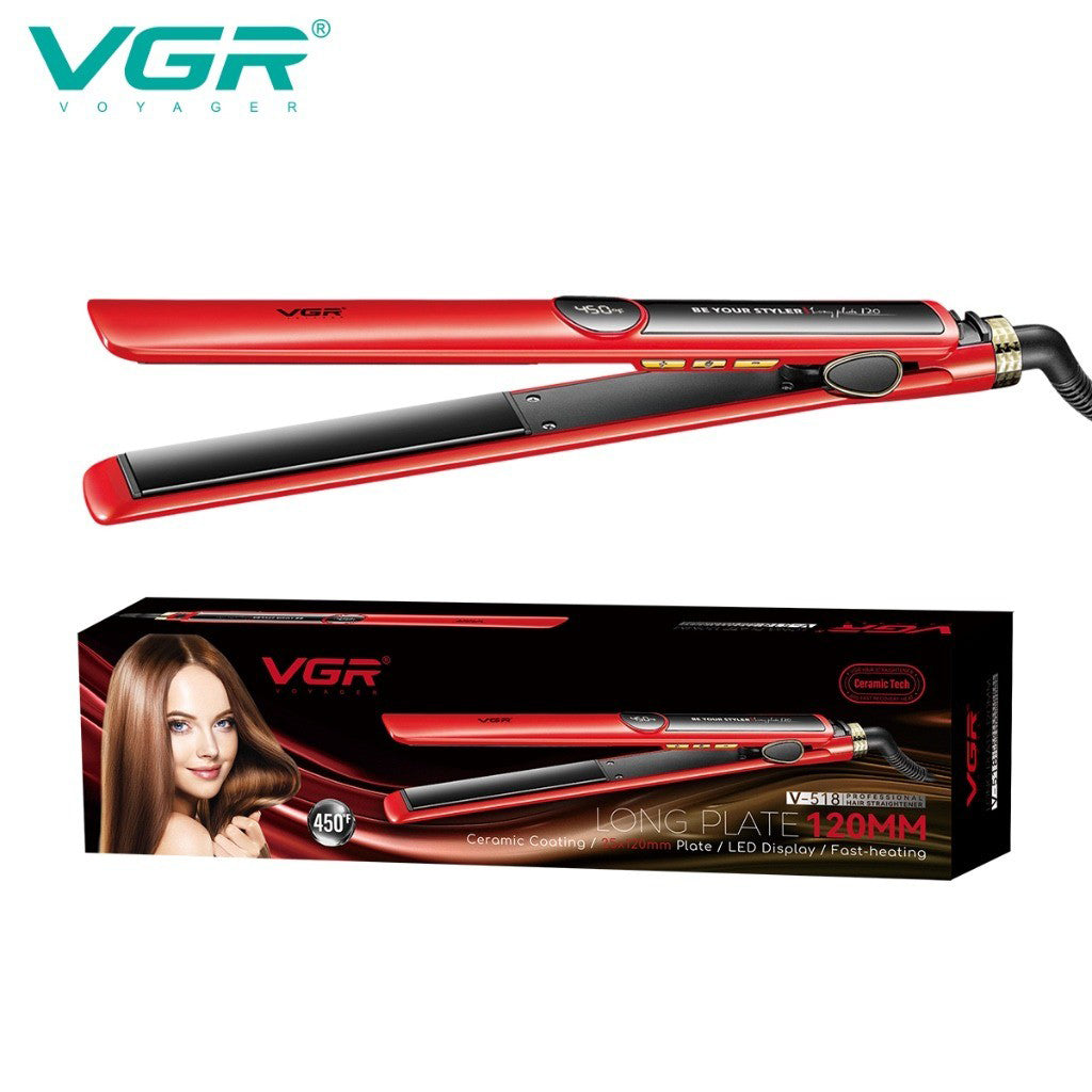 Plancha de cabello profesional VGR v-518 Alisadora de cerámica