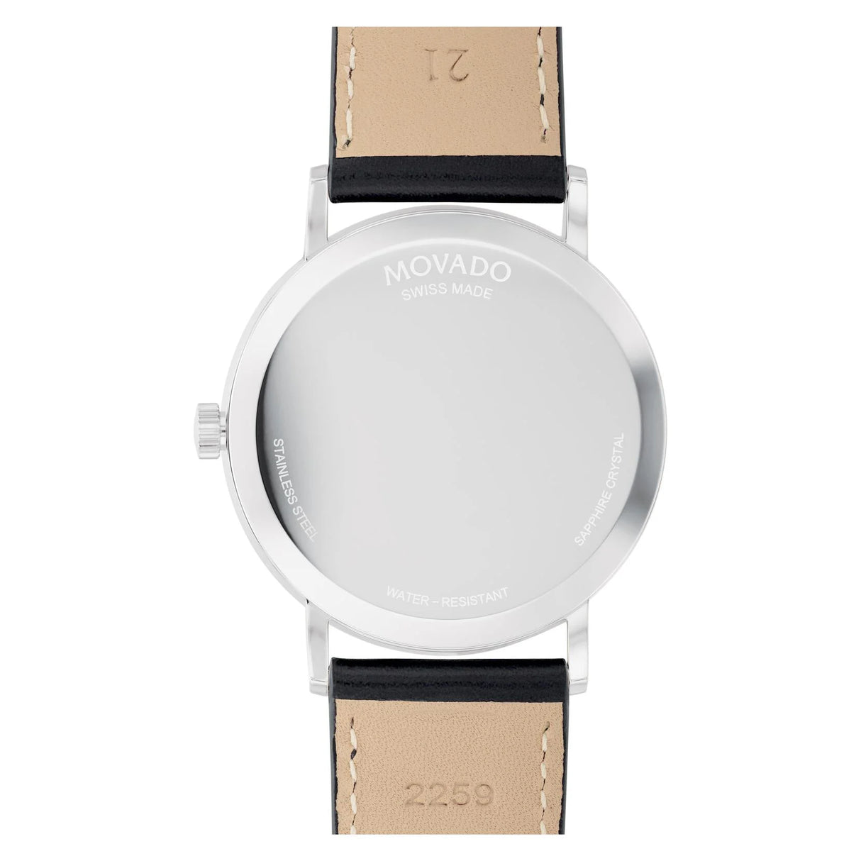 0607589 Reloj Movado Signature de hombre correa de piel
