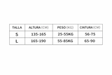 10-0005 Cinturón de soporte lumbar con tirantes