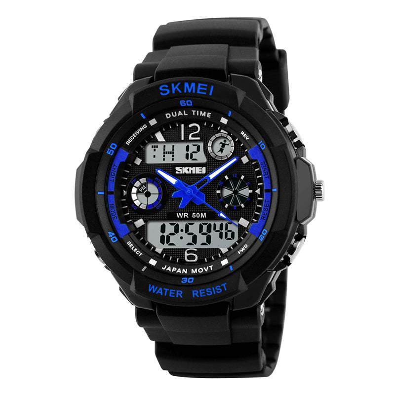 1060 Reloj Skmei deportivo pulsera de caucho