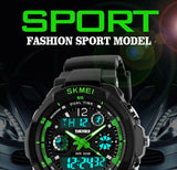 1060 Reloj Skmei deportivo pulsera de caucho