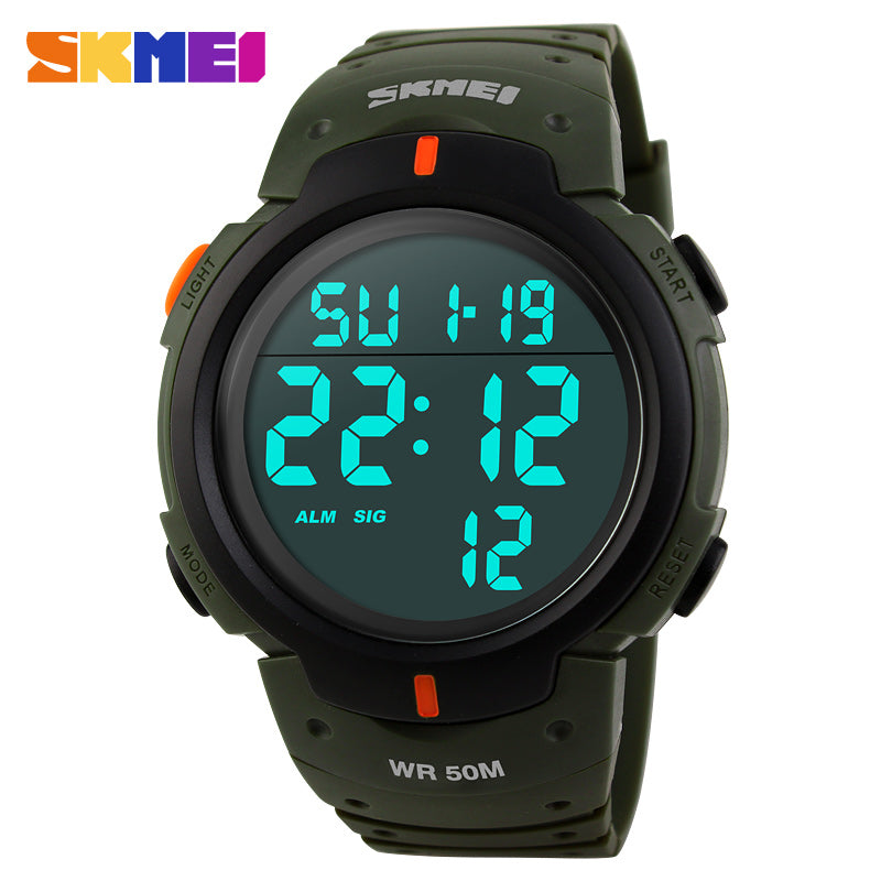 1068 Reloj Skmei para Hombre Pulsera de Caucho Digital