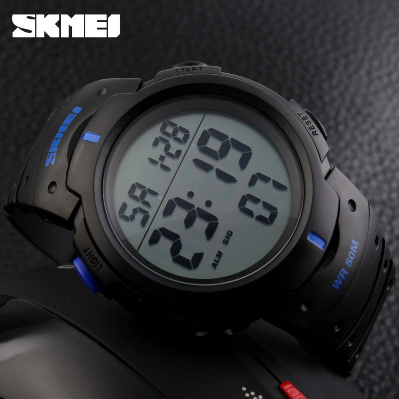 1068 Reloj Skmei para Hombre Pulsera de Caucho Digital