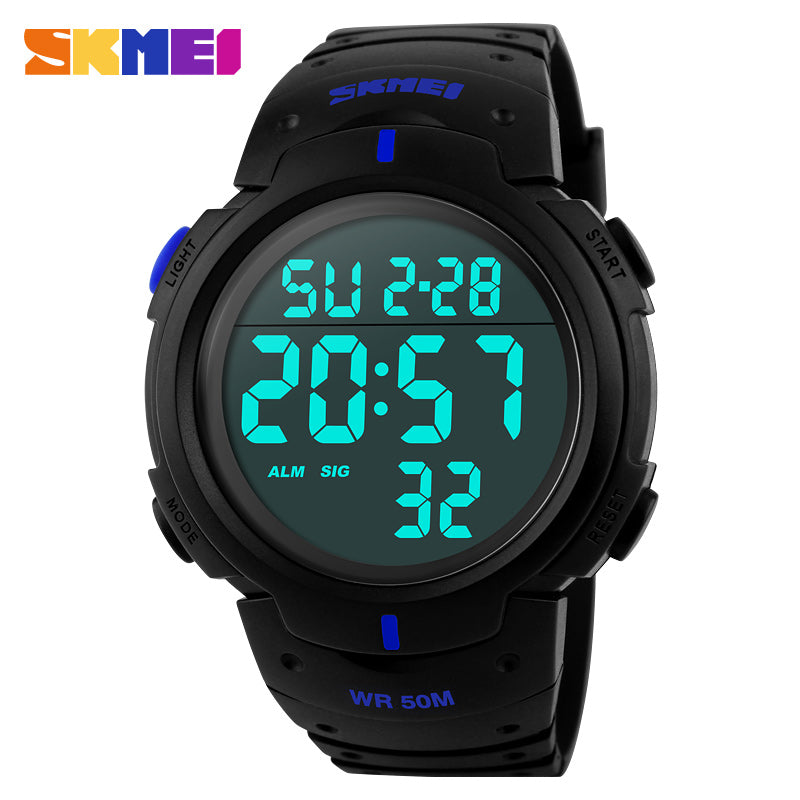 1068 Reloj Skmei para Hombre Pulsera de Caucho Digital