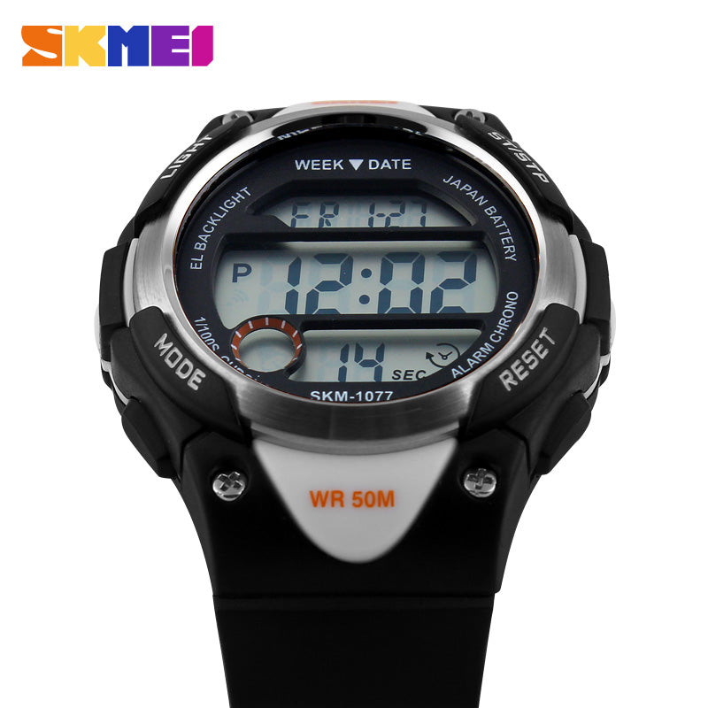 1077 Reloj Skmei infantil pulsera de caucho digital