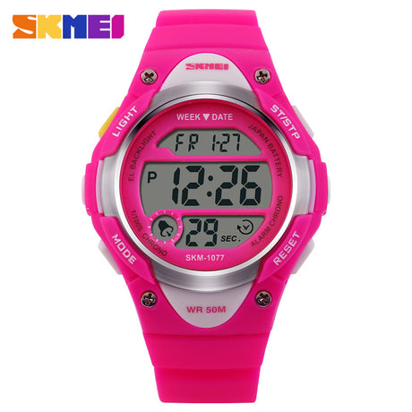 1077 Reloj Skmei infantil pulsera de caucho digital