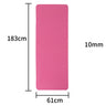 KJ-001 Yoga Mat 183 cm grosor 1cm Alfombra de ejercicio