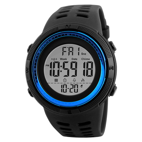 1251 Skmei Reloj para Hombre Pulsera de Caucho Digital