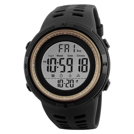 1251 Skmei Reloj para Hombre Pulsera de Caucho Digital