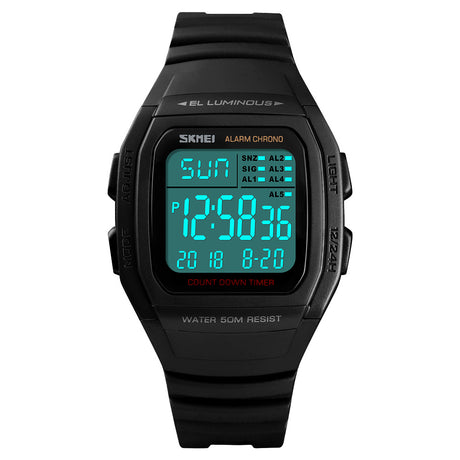 1278 Reloj Skmei unisex digital pulsera de caucho