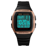 1278 Reloj Skmei unisex digital pulsera de caucho