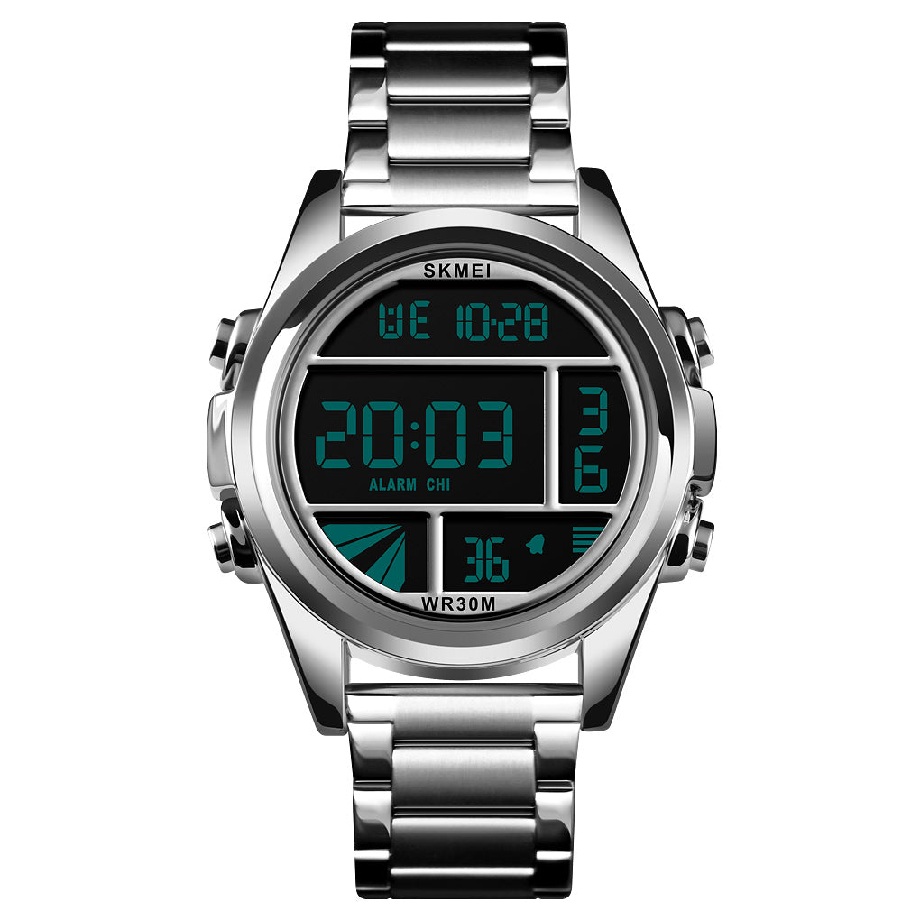 1448 Reloj Skmei para Hombre Pulsera de Metal Digital