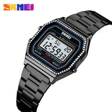 1474 Reloj Skmei para Mujer Pulsera de Metal Digital