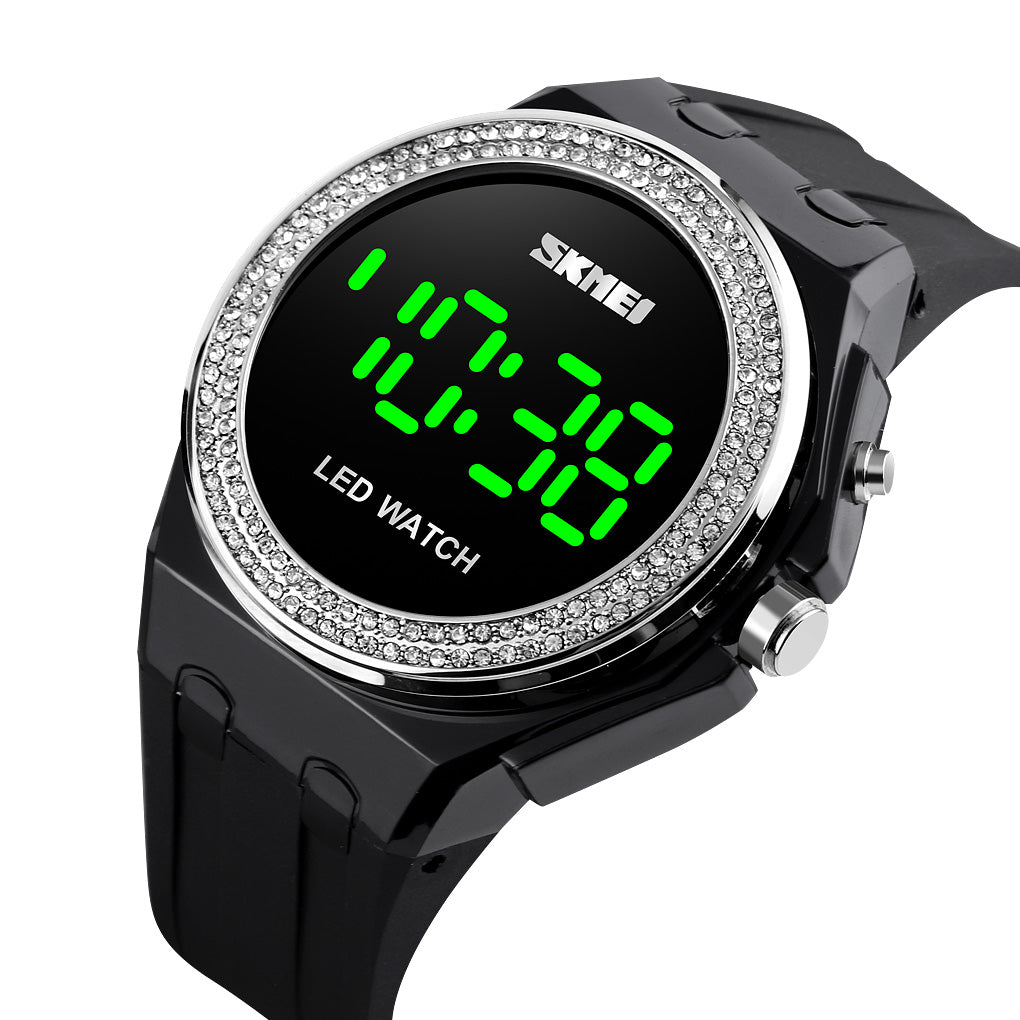 1597 Reloj Skmei para Mujer Pulsera de Caucho Digital