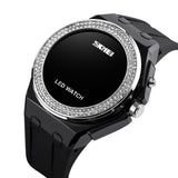 1597 Reloj Skmei para Mujer Pulsera de Caucho Digital