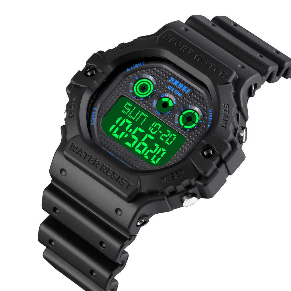 1606 Reloj Skmei para Hombre Pulsera de Caucho Digital