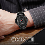 1699 Skmei reloj para hombre banda de acero inoxidable