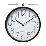 Reloj de Pared Análogo Color Blanco - Varios Tamaños