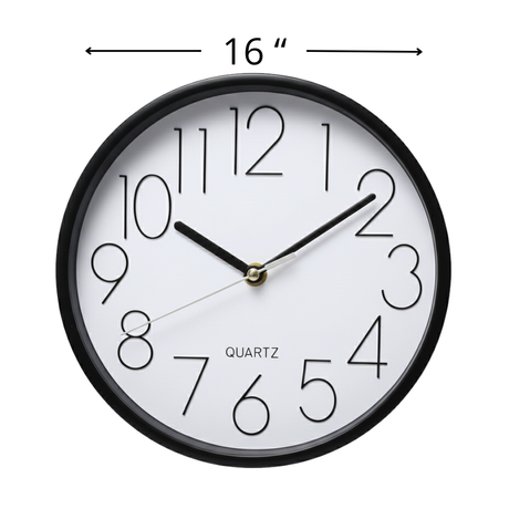 Reloj de Pared Análogo Color Blanco - Varios Tamaños