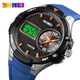 1761 Skmei Reloj para Hombre Pulsera de Caucho Doble hora