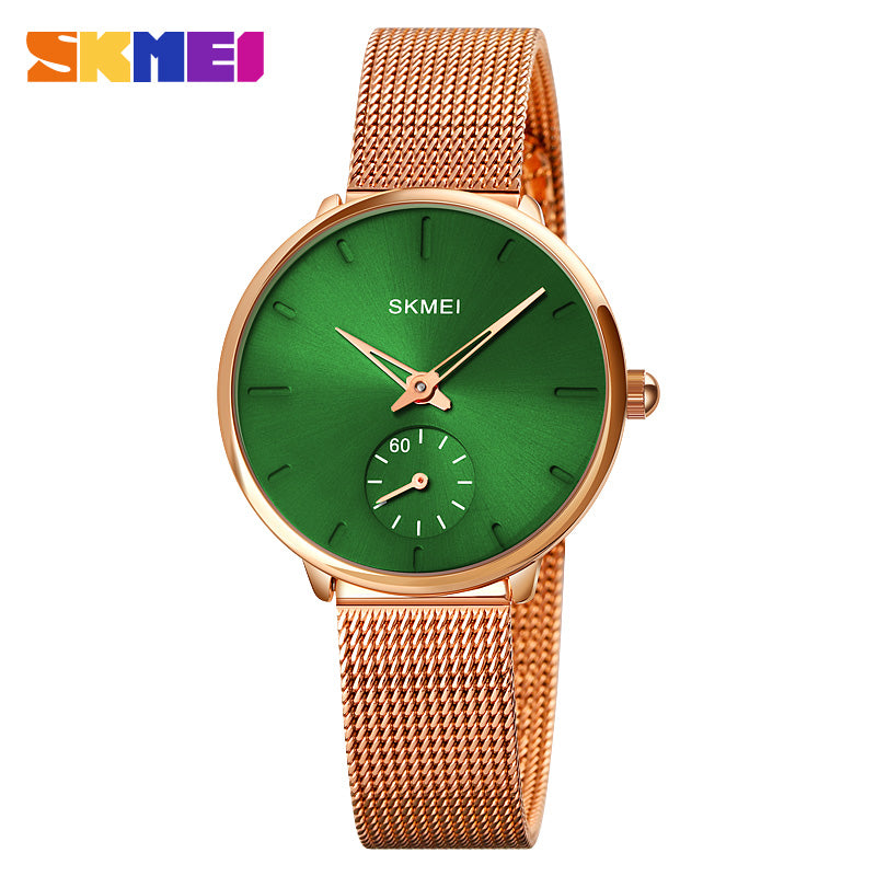 1791 Reloj Skmei para Mujer Pulsera Mesh Análogo