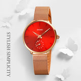 1791 Reloj Skmei para Mujer Pulsera Mesh Análogo