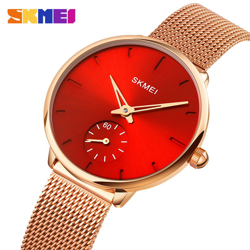 1791 Reloj Skmei para Mujer Pulsera Mesh Análogo