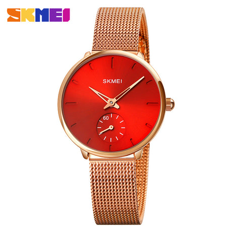 1791 Reloj Skmei para Mujer Pulsera Mesh Análogo