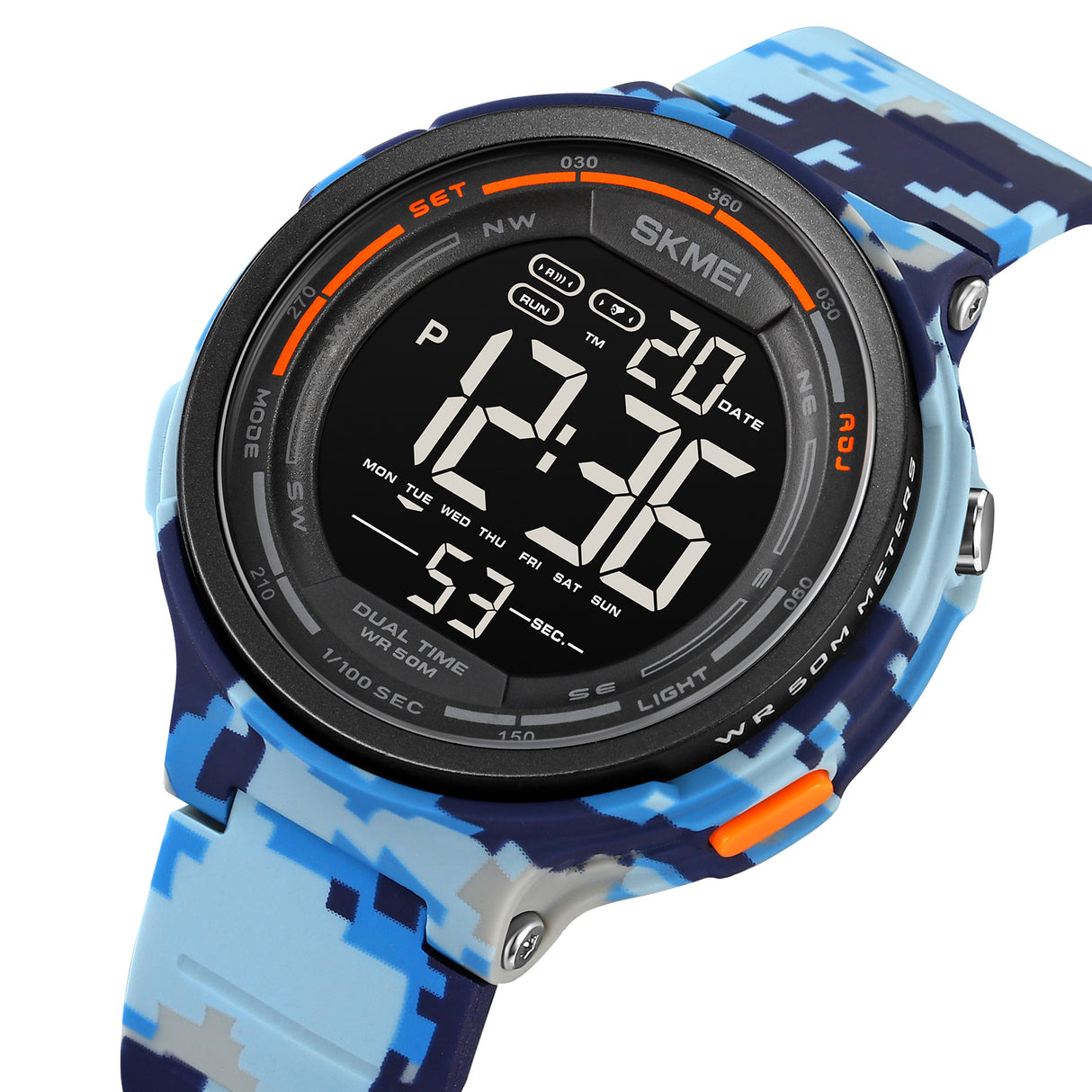 1841 Reloj Skmei Digital Pulsera de Caucho para Hombre