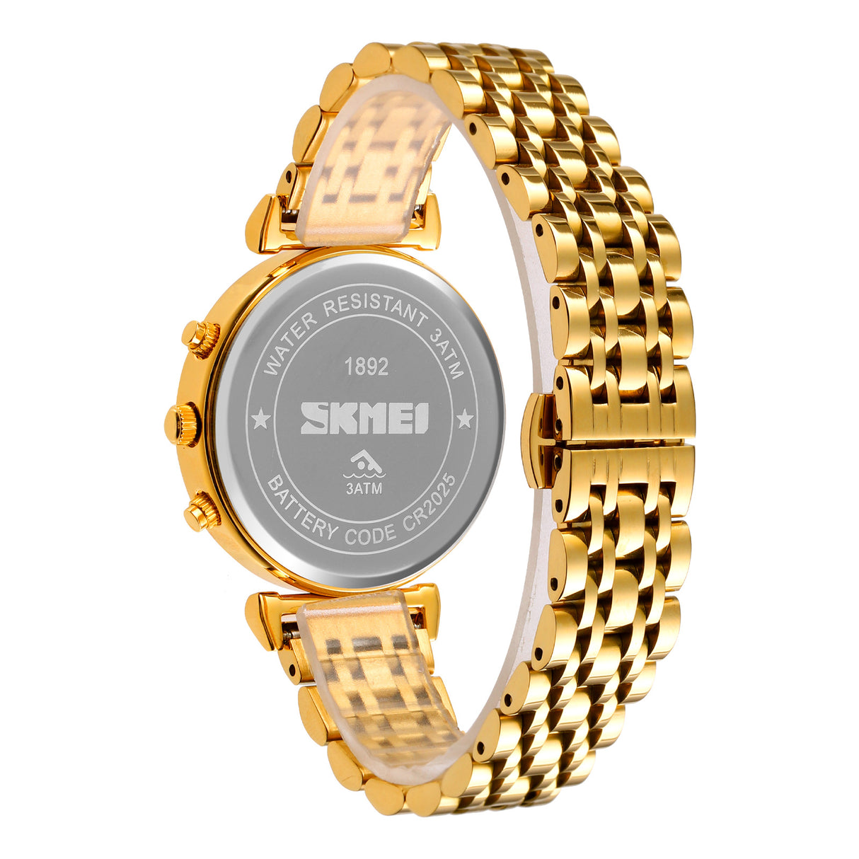 1892 Skmei Reloj para Mujer Pulsera de Metal Digital