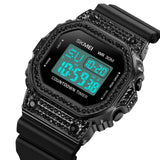 2000 Skmei Reloj para Hombre Pulsera de Caucho Digital