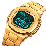 2004 Skmei Reloj para Hombre Pulsera de Metal Digital