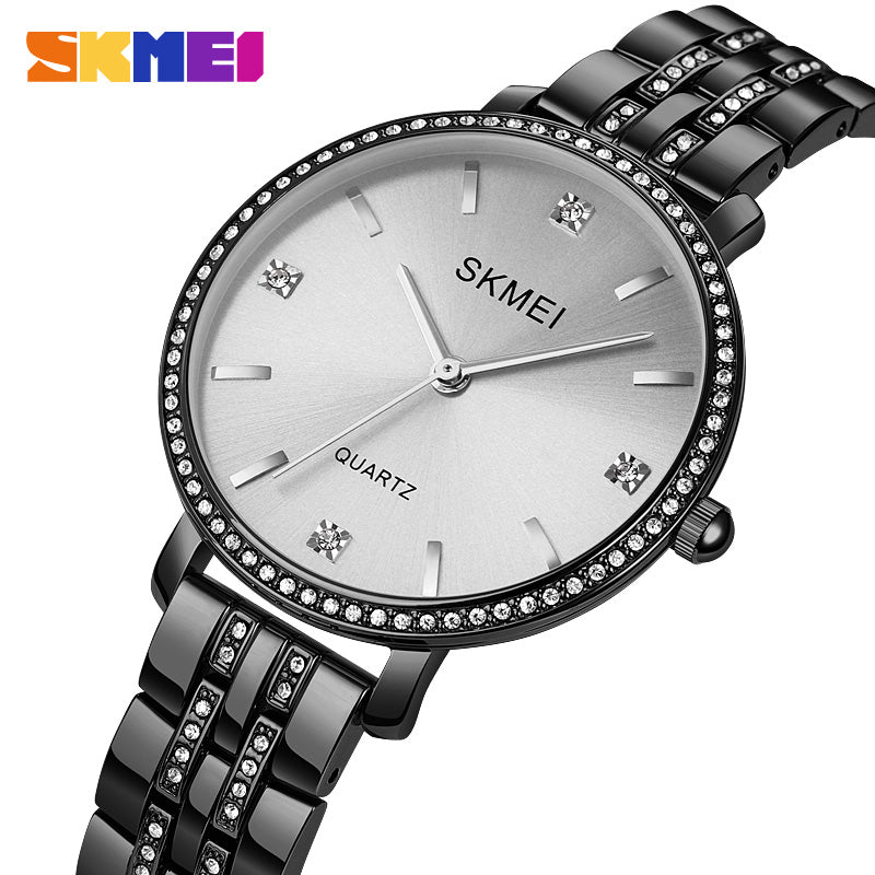 2006 Skmei Reloj para Mujer Pulsera de Metal Análogo