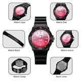 2012 Skmei Reloj para Mujer Pulsera de Caucho Análogo