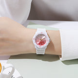 2012 Skmei Reloj para Mujer Pulsera de Caucho Análogo