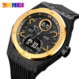 2013 Reloj Skmei para Hombre Pulsera de Caucho Doble hora