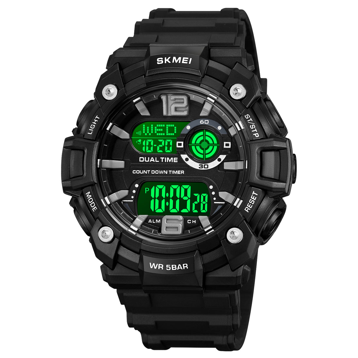 2018 Skmei Reloj Digital Pulsera de Resina para Hombre